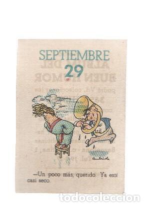 Sammelleidenschaft Sport: Cromo: album del buen humor de la firma Potax : 29 de septiembre, dibujo de Munta&ntilde;ola