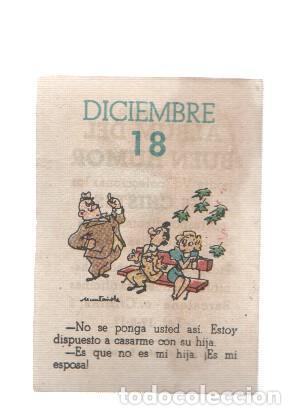 Sammelleidenschaft Sport: Cromo: album del buen humor de la firma Potax : 18 de diciembre, dibujo de Munta&ntilde;ola