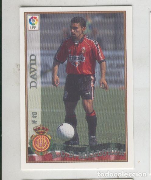 Coleccionismo deportivo: Cromo Liga 97/98: R.C.D.Mallorca numero 410: David - Varios