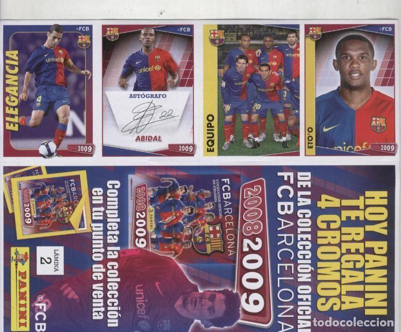 Sammelleidenschaft Sport: FC Barcelona 2008-2009: lamina 02 - Varios