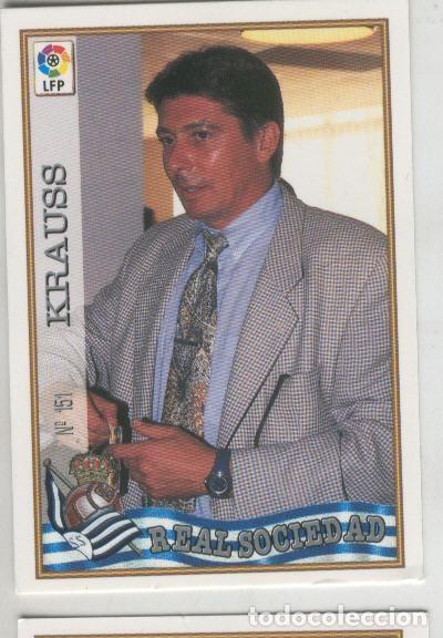 Sammelleidenschaft Sport: Cromo Liga 97/98: Real Sociedad numero 151: Krauss (entrenador) - Varios