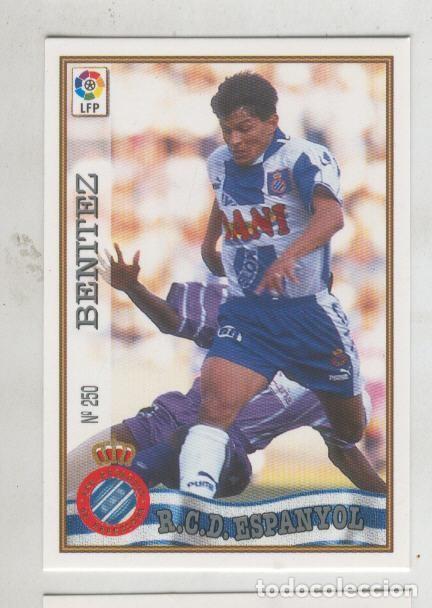 Sports collectibles: Cromo Liga 97/98: R.C.D.Espanyol numero 250: Benitez - Varios