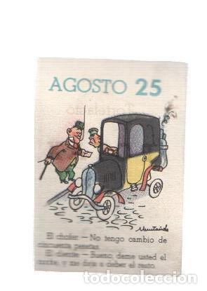 Colecionismo desportivo: Cromo: album del buen humor de la firma Potax : 25 de agosto, dibujo de Munta&ntilde;ola