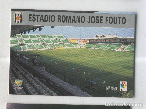 Collectionnisme sportif: Cromo Liga 97/98: C.P.Merida numero 360: Estadio Romano Jose Fouto - Varios