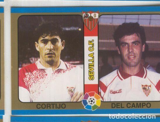 Sports collectibles: Cromos: Futbol Total Liga 95: Sevilla C.F. numero 050: Cortijo y Del Campo - Varios