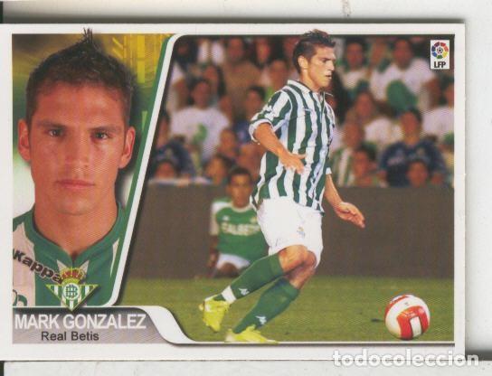 Colecionismo desportivo: Cromos: Liga 2007-2008: Real Betis numero 281: Mark Gonzalez - Varios
