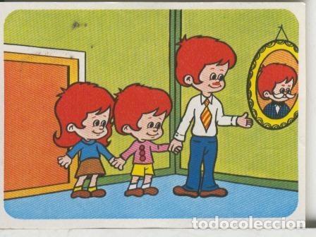 Colecionismo desportivo: Cromos: Juego de refranes numero 10: De tal palo tal astilla - Varios