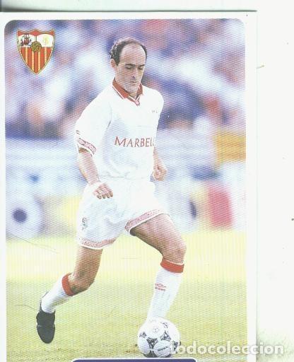 Colecionismo desportivo: Cromos: Las fichas de la liga 95/96-Sevilla: Rafa Paz - Varios