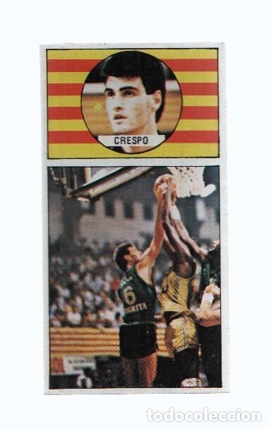 Colecionismo desportivo: Cromo: Baloncesto 1986-1987: numero 96: Javier Crespo del Juventud de Badalona
