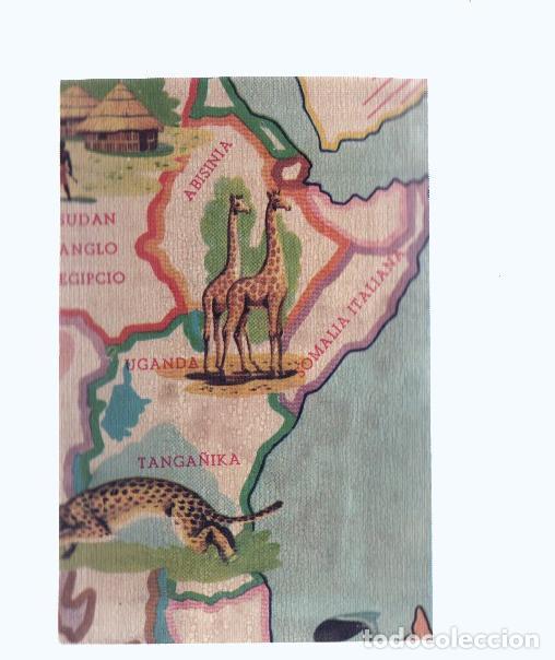 Coleccionismo deportivo: Cromos: de la Selva Misteriosa a los abismos del mar: numero 114: Mapa zoologico de Africa, parte