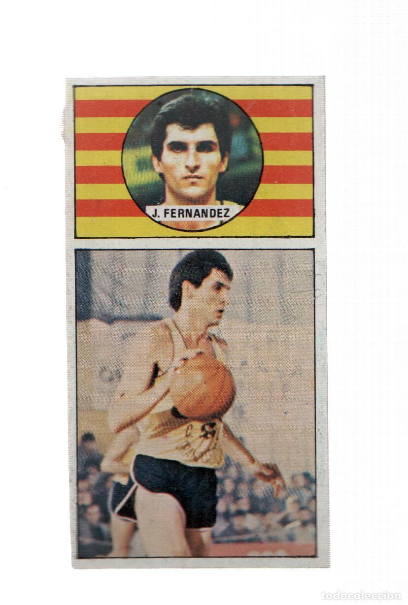 Collezionismo sportivo: Cromo: Baloncesto 1986-1987: numero 033: J.Fernandez del Cacaolat