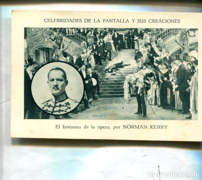 Coleccionismo deportivo: Cromo: El fantasma de la opera por Norman Kerry