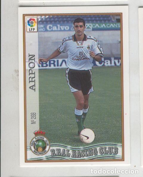 Collezionismo sportivo: Cromo Liga 97/98: Real Racing Club numero 268: Arpon - Varios