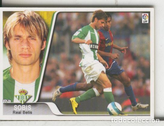 Coleccionismo deportivo: Cromos: Liga 2007-2008: Real Betis numero 288: Sobis - Varios