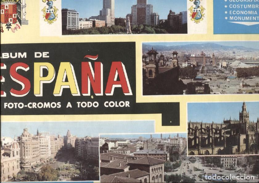 Collezionismo sportivo: Album de Cromos: Album de Espa&ntilde;a en foto-cromos a todo color (album vacio) -