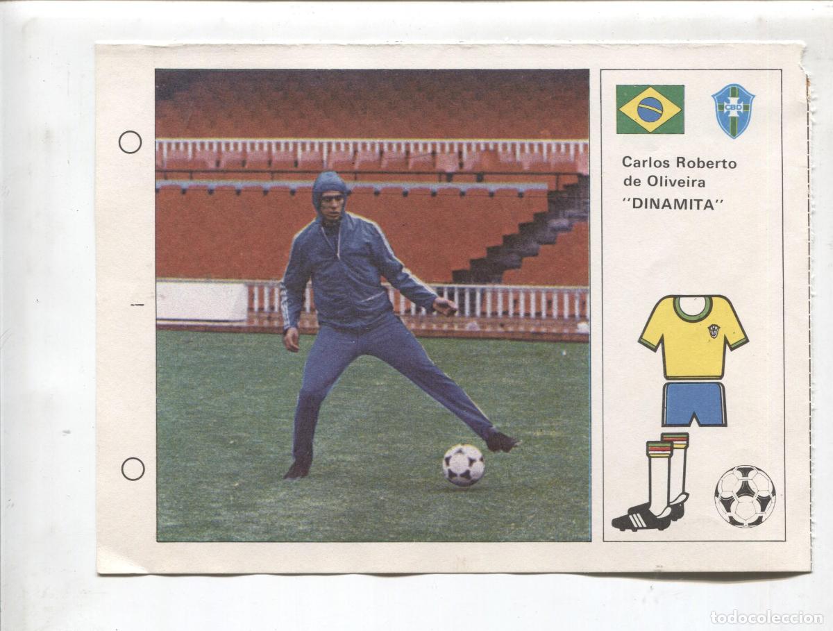 Collezionismo sportivo: Estrellas del Mundial 82 numero 038: Carlos Roberto de Oliveira, Dinamita de Brasil - Varios