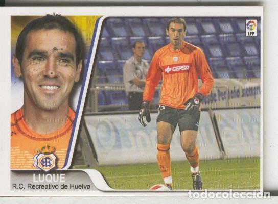 Collectionnisme sportif: Cromos: Liga 2007-2008: Recretativo Huelva numero 129: Luque - Varios