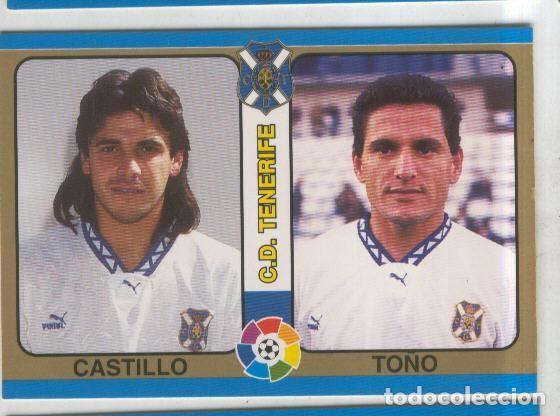 Collectionnisme sportif: Cromos: Futbol Total Liga 95: C.D.Tenerife numero 085: Castillo y To&ntilde;o - Varios