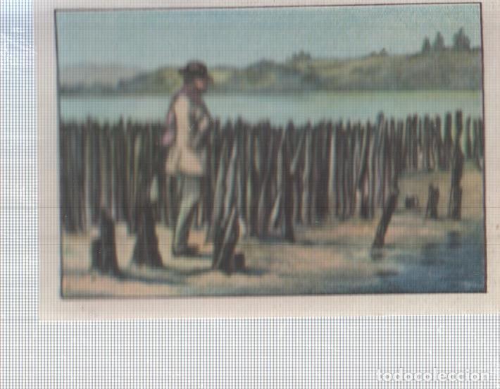 Coleccionismo deportivo: Cromo Nestle numerado 055: Empalizada