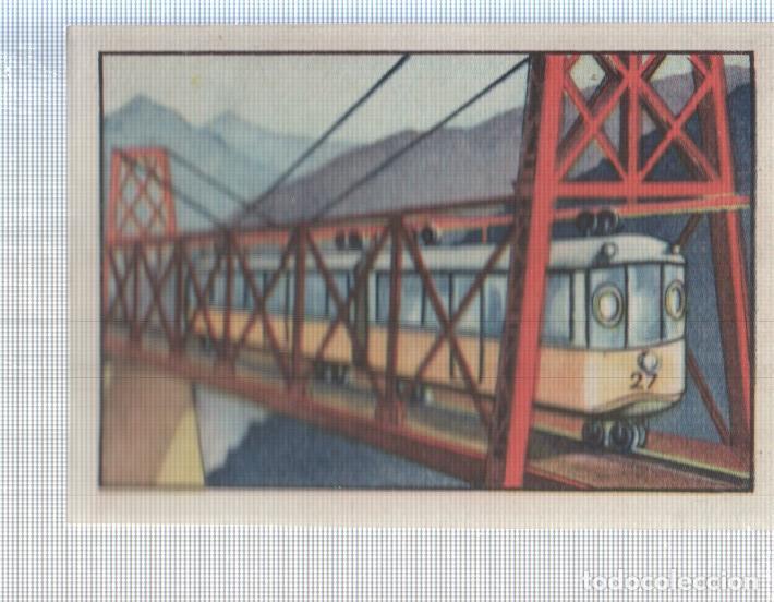 Coleccionismo deportivo: Cromo Nestle numerado 083: Ferrocarril