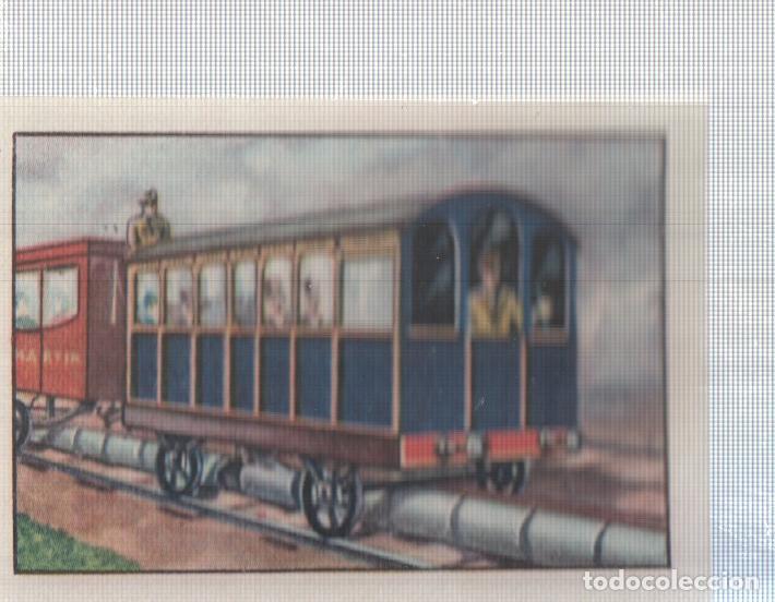 Coleccionismo deportivo: Cromo Nestle numerado 080: Ferrocarril de epoca