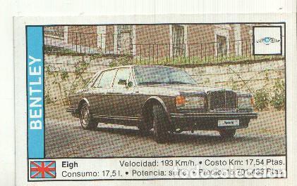 Collezionismo sportivo: CROMO numero 022: Bentley EIGH - Varios
