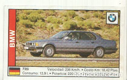 Collezionismo sportivo: CROMO numero 027: BMW 735i - Varios
