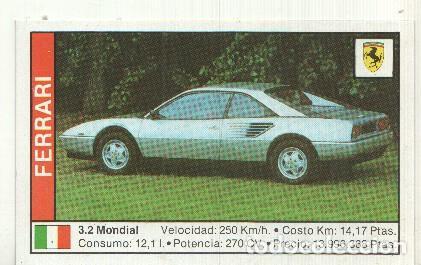 Coleccionismo deportivo: CROMO numero 045: FERRARI 3.2. MONDIAL - Varios