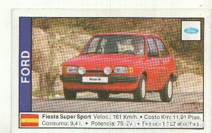 Coleccionismo deportivo: CROMO numero 057: FORD FIESTA SUPER SPORT - Varios