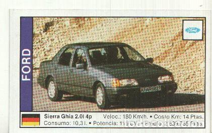 Coleccionismo deportivo: CROMO numero 061: FORD SIERRA - Varios