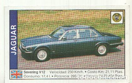 Coleccionismo deportivo: CROMO numero 072: JAGUAR SOVEREING V12 - Varios