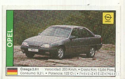 Colecionismo desportivo: CROMO numero 122: OPEL OMEGA 2.0I - Varios