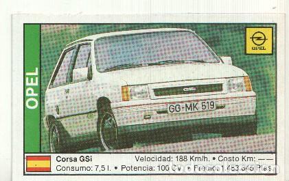 Colecionismo desportivo: CROMO numero 115: OPEL CORSA GSi - Varios