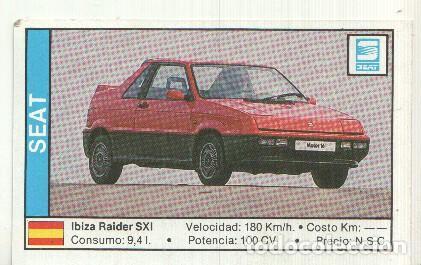 Coleccionismo deportivo: CROMO numero 158: SEAT IBIZA RAIDER SXi - Varios