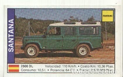 Coleccionismo deportivo: CROMO numero 155: SANTANA 2500 DL - Varios