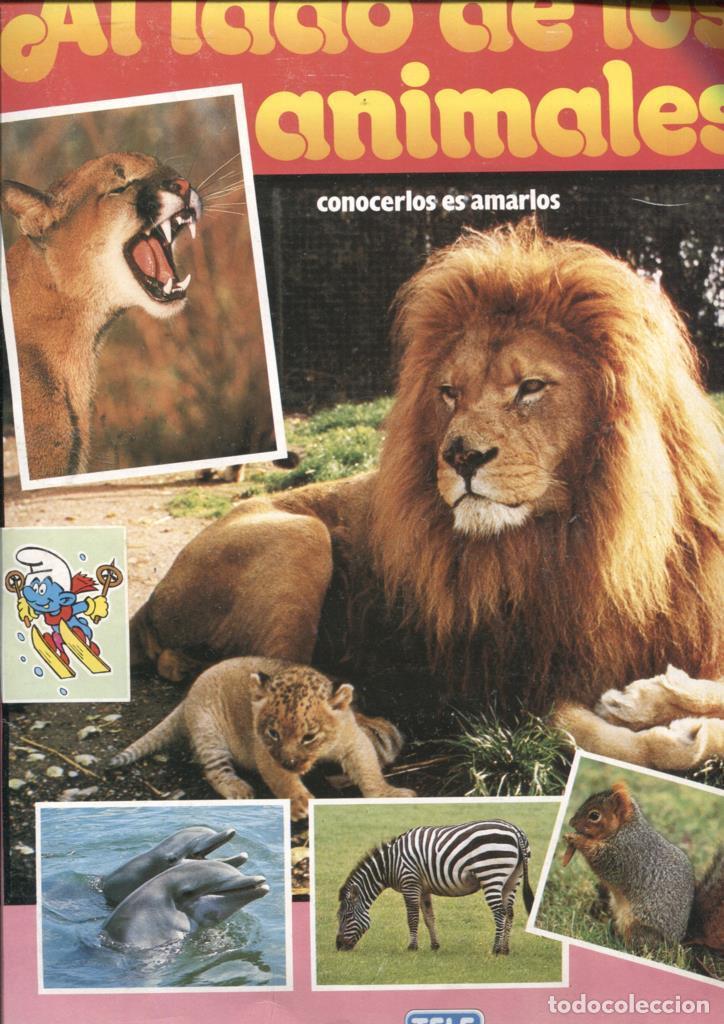 Collezionismo sportivo: Album Cromos: Al lado de los animales (INCOMPLETO, faltan cromos) - Varios