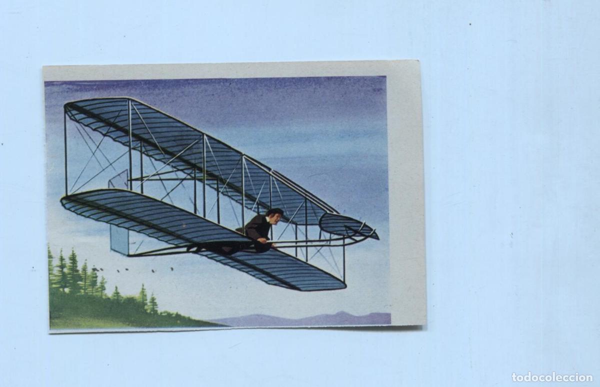 Collezionismo sportivo: Cromo La Conquista del Cielo numero 037: Orville y Wilbur Wright - Varios