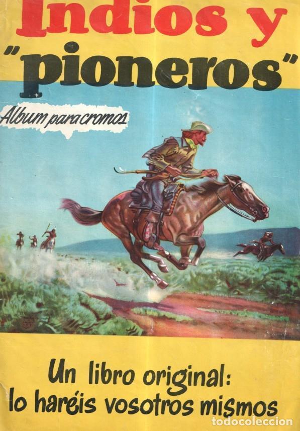 Collezionismo sportivo: Album de cromos: Indios y pioneros (200 cromos) -