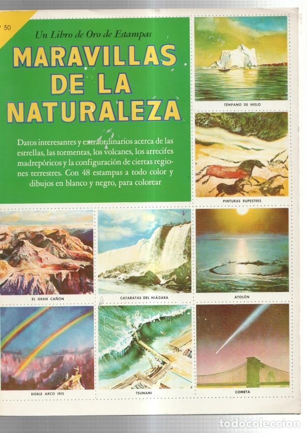 Collezionismo sportivo: Libro de oro de Estampas numero 50: Maravillas de la naturaleza - varios