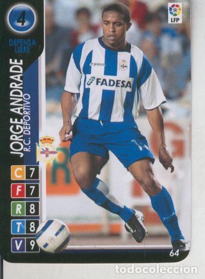 Collezionismo sportivo: Cromo: Derby Total 2004-2005: R.C.Deportivo numero 04: Jorge Andrade - Varios