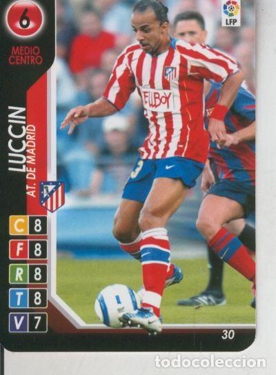 Collezionismo sportivo: Cromo: Derby Total 2004-2005: At.de Madrid numero 06: Luccin - Varios