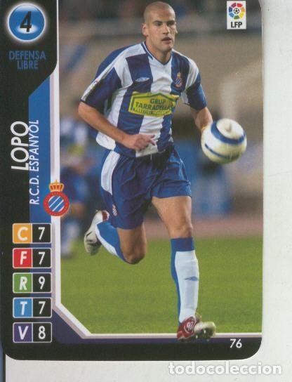 Collezionismo sportivo: Cromo: Derby Total 2004-2005: R.C.D.Espanyol numero 04: Lopo - Varios