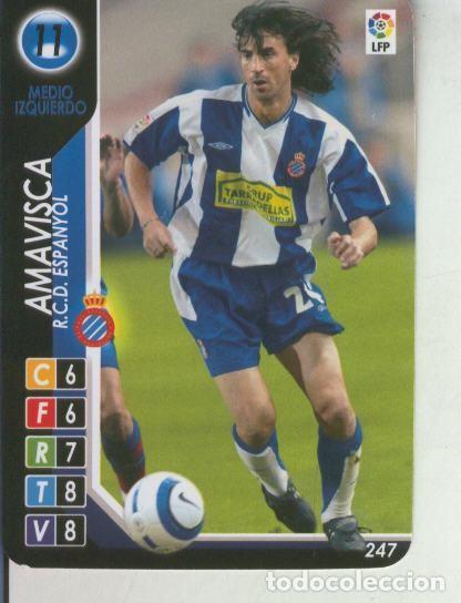 Collezionismo sportivo: Cromo: Derby Total 2004-2005: R.C.D.Espanyol numero 11: Amavisca - Varios