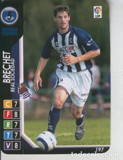 Coleccionismo deportivo: Cromo: Derby Total 2004-2005: Real Sociedad numero 05: Brechet - Varios