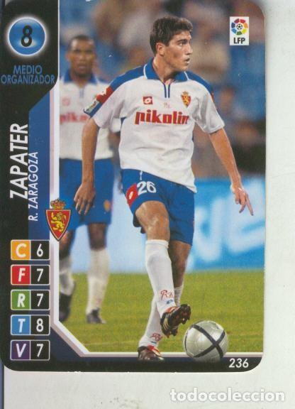 Coleccionismo deportivo: Cromo: Derby Total 2004-2005: R.Zaragoza numero 08: Zapater - Varios