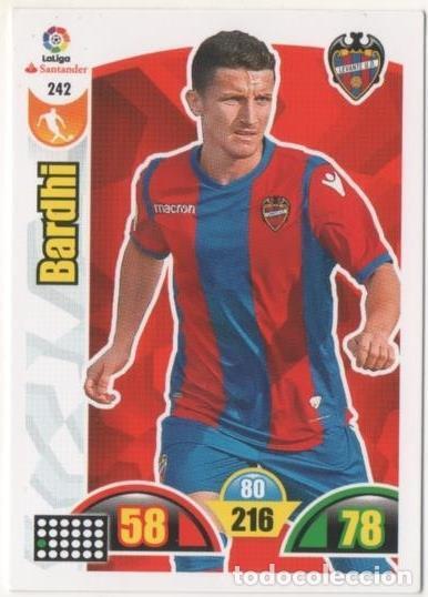 Coleccionismo deportivo: Cromo E00753: Album 2-Trading Car Game 2017-18, Bardhi: Levante U.D. Medio - LFP