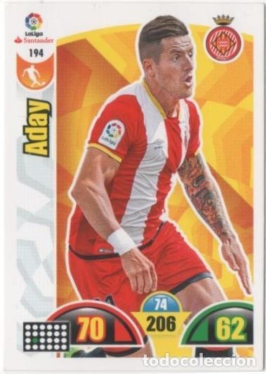 Collezionismo sportivo: Cromo E00720: Album 2-Trading Car Game 2017-18, Aday: Girona F.C. Medio - LFP