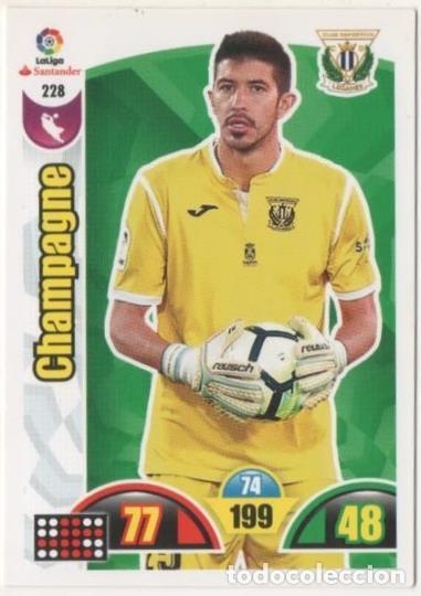 Collezionismo sportivo: Cromo E00746: Album 2-Trading Car Game 2017-18, ChampagnE C.D. Legan&eacute;s. Portero - LFP