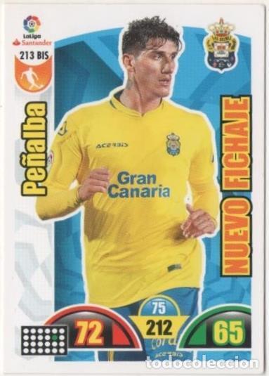 Collezionismo sportivo: Cromo E00738: Album 2-Trading Car Game 2017-18, Pe&ntilde;alba: U.D. Las Palmas. Medio - LFP