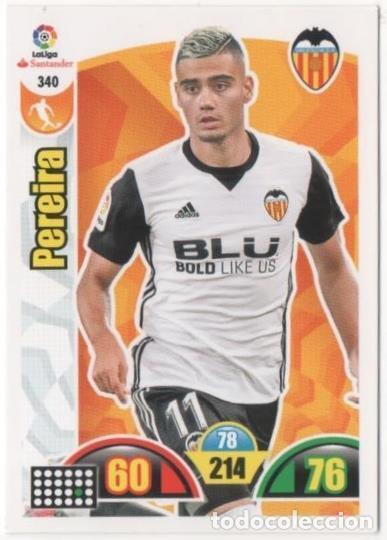 Collezionismo sportivo: Cromo E00824: Album 2-Trading Car Game 2017-18, Pereira: Valencia C.F. Medio - LFP